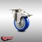 Service Caster 4 Inch 316SS Blue Polyurethane Swivel Top Plate Caster with Total Lock Brake SCC-SS316TTL20S414-PPUB-BLUE - alternate 4